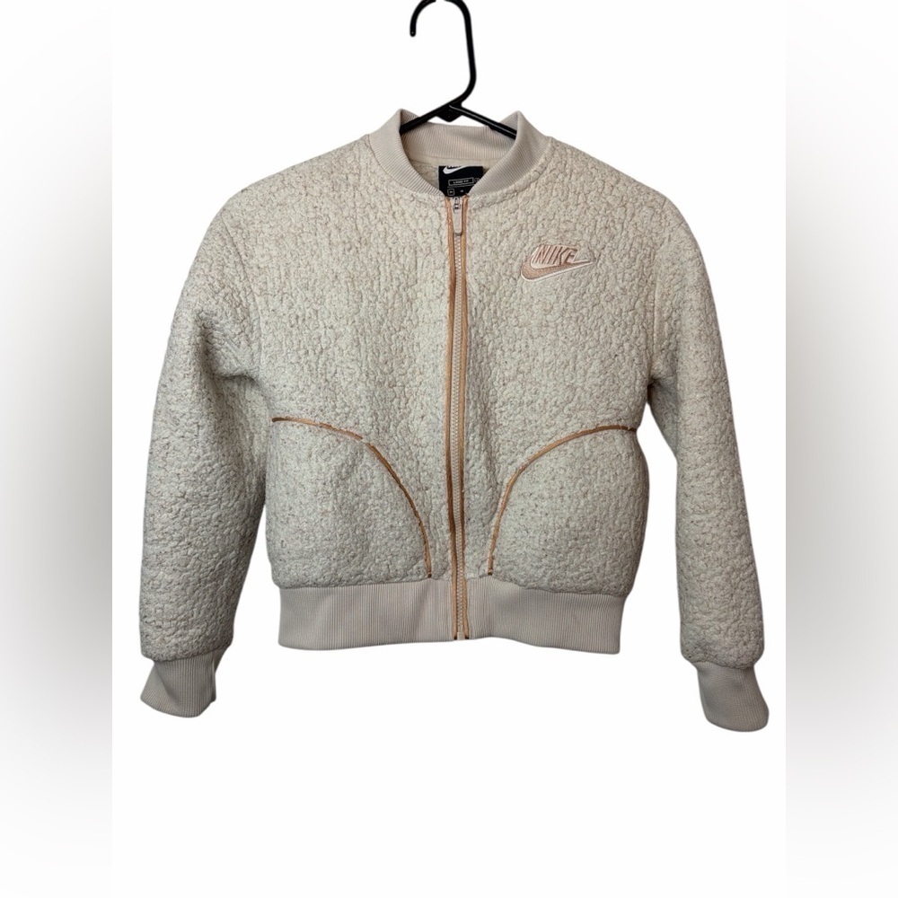 Nike Sportswear High Pile Fleece Shine Bomber Girls Jacket